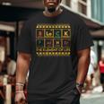 Fathers Day Periodic Table Junenth Essential Element Life Big and Tall Men T-shirt
