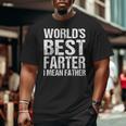 Father's Day Retro Dad World's Best Farter I Mean Father Big and Tall Men T-shirt