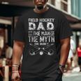 Field Hockey Dad Vintage Big and Tall Men T-shirt