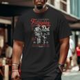 Firefighter Dad For Father From Kids Son Daughter Big and Tall Men T-shirt