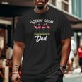 Flockin Great Dad Father's Day Flamingo Pun Big and Tall Men T-shirt