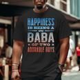 Arabic Dad Baba Of Two Boys Arab Best Baba Ever Retro Big and Tall Men T-shirt Arabic Dad Baba Of Two Boys Arab Best Baba Ever Retro Big and Tall Men T-shirt