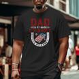 Cornhole Player Dad Is My Name Cornhole Is My Game Big and Tall Men T-shirt