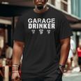 Vintage Garage Drinker Retro Drinker Humor Fathers Day Humor Big and Tall Men T-shirt