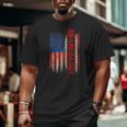 Granddaddy American Flag For Men Father's Day Big and Tall Men T-shirt