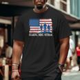 Grandpa Hero Veteran United States Of America Big and Tall Men T-shirt