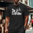 The Grillfather Barbecue Grilling Bbq The Grillfather Big and Tall Men T-shirt