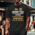 Grumpy Old 14Th Infantry Regiment Veteran Soldier Xmas Big and Tall Men T-shirt