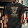 I'm A Grumpy Veteran Father's Day From Son Daughter Big and Tall Men T-shirt