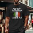 Italy Dad For Men Father's Day Tank Top Big and Tall Men T-shirt