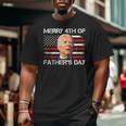 Joe Biden Merry 4Th Of Fathers Day 4Th Of July Us Flag Big and Tall Men T-shirt