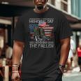 Memorial Day Remember The Fallen Veteran Military Vintage Big and Tall Men T-shirt