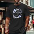 In Memory Of Dad I Will Feel You In My Heart Forever Father's Day Big and Tall Men T-shirt