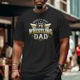 For Men World's Best Freestyle Wrestling Dad Big and Tall Men T-shirt