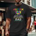 Mens Autism Doesn't Come With Manual Dad Autism Awareness Puzzle Big and Tall Men T-shirt