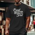 Mens Awesome Proud Jrotc Dad For Dads Of Jrotc Cadets Big and Tall Men T-shirt