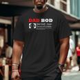 Mens Dad Bod Definition Like Some Sort Of Athlete Big and Tall Men T-shirt