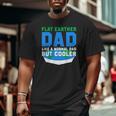 Mens Flat Earther Dad Big and Tall Men T-shirt
