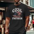 Mens For Father's Day Tee Fishing Reel Cool Father Big and Tall Men T-shirt