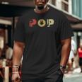 Mens Guitarist Guitar Lover Ideas Pop Father's Day Big and Tall Men T-shirt