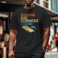 Mens Husband Dad Cornhole Legend Big and Tall Men T-shirt