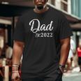 Mens Pocket Dad Est 2022 Father's Day Promoted To Daddy 2022 Ver2 Big and Tall Men T-shirt