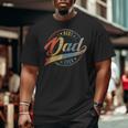 Mens Retro Vintage Best Dad Ever Father Daddy Father's Day Big and Tall Men T-shirt