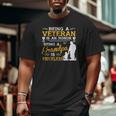 Mens Veteran Grandpa For Grandfather Big and Tall Men T-shirt