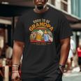 Mens Vintage Soon To Be Grandpa 2022 Fathers Day Big and Tall Men T-shirt
