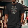 Merry Christmas God Bless America Us Flag 4Th Of July Veterans Day Patriotic Big and Tall Men T-shirt