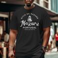 Nazare Portugal Vintage Surfing Big and Tall Men T-shirt