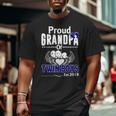 New Baby Proud Grandpa Of Twin Boys Est2018 Big and Tall Men T-shirt