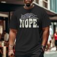 Nope Lazy Pitbull Pitties Pet Dog Lover Owner Big and Tall Men T-shirt