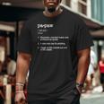 Papaw Definition Father's Day Tee Big and Tall Men T-shirt