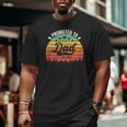 Promoted To Dad 2022 For New Daddy First Time Dad Pregnancy Big and Tall Men T-shirt