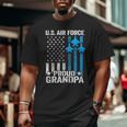 Proud Grandpa Us Air Force Big and Tall Men T-shirt