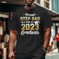 Proud Step Dad Of A Class Of 2023 Seniors Graduation 23 Big and Tall Men T-shirt