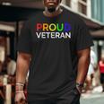 Proud Veteran Lgbtq Pride Veterans Day Tshirt Big and Tall Men T-shirt