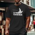 The Rodfather Nature Lover And Fisher Big and Tall Men T-shirt