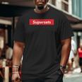 Supersets Red Box Logo Big and Tall Men T-shirt