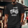 Tractor Daddy Farming Farmer Farm Novelty Big and Tall Men T-shirt