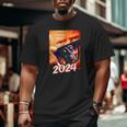 Trump 2024 They Live Donald Trump Supporter Big and Tall Men T-shirt