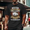 Never Underestimate A Grandpa Born In December Grandpa Big and Tall Men T-shirt