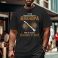 Never Underestimate Grandpa Who Is Also A Clarinet Player Big and Tall Men T-shirt