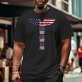 Usa Bald Eagle Wings 4Th Of July Veterans Usa Big and Tall Men T-shirt