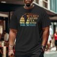 Vintage It's Not A Dad Bod It's Father Figure Big and Tall Men T-shirt