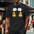What's Your Dad's Name Popcorn Candy Corn Big and Tall Men T-shirt