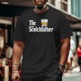 Whiskey Whisky Scotchfather Father Dad Alkohol Drinking Big and Tall Men T-shirt