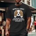 World's Best Cavalier King Charles Spaniel Grandpa Big and Tall Men T-shirt