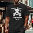 World's Best Dalmatian Dad Dog Owner Big and Tall Men T-shirt